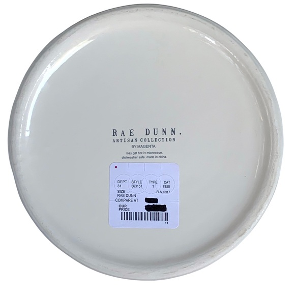 Rae Dunn COOKIES Canister Jar Ceramic 8 Inch Tall Chubby Dimples NWT 2017 OG HTF - Picture 8 of 15